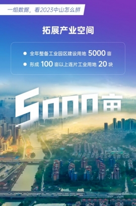 一分鐘速讀！一組數(shù)據(jù)解鎖2023年中山發(fā)展密碼